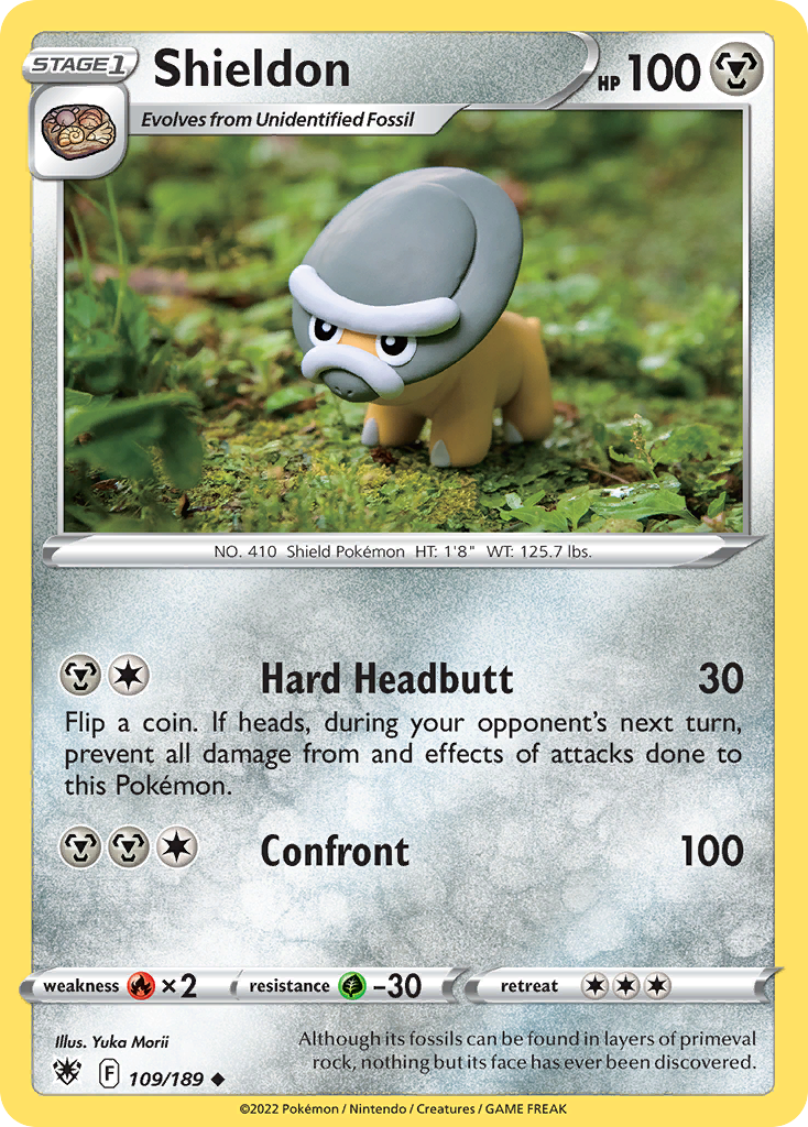 Shieldon 109/189 Uncommon Reverse Holo Astral Radiance NM/LP