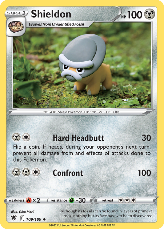 Shieldon 109/189 Uncommon Reverse Holo Astral Radiance NM/LP