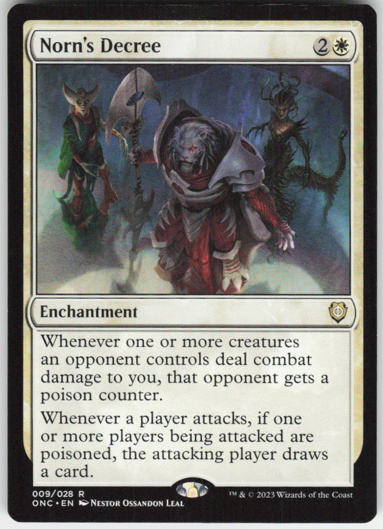 Norn's Decree R Commander: Phyrexia: All Will Be One 9 NM