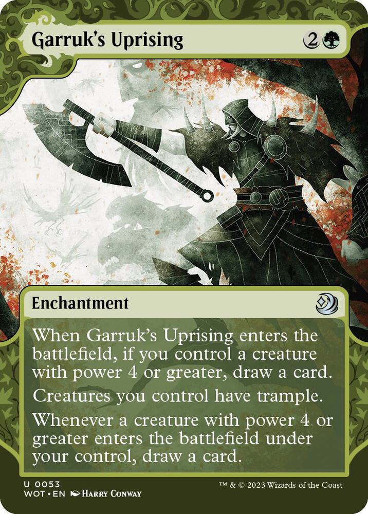 Garruk's Uprising 53 Uncommon Wilds of Eldraine: Enchanting Tales NM/M