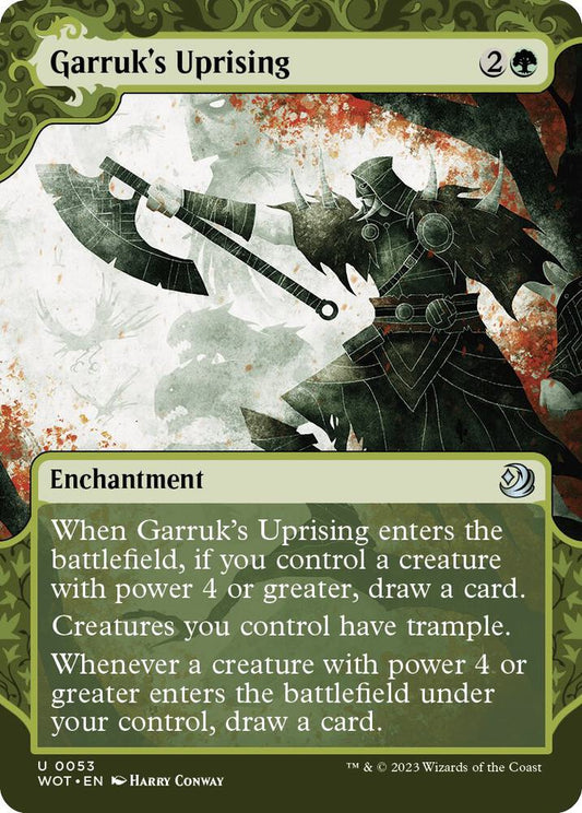 Garruk's Uprising 53 Uncommon Wilds of Eldraine: Enchanting Tales NM/M
