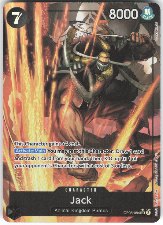 Jack (Parallel) SR Two Legends OP08-084 NM