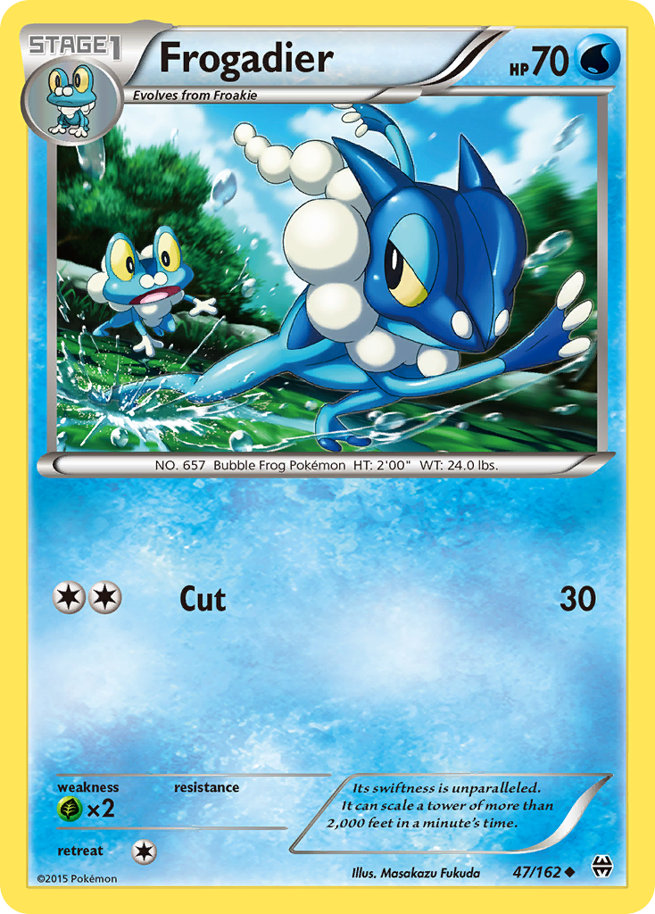 Frogadier 47/162 Uncommon BREAKthrough NM/LP