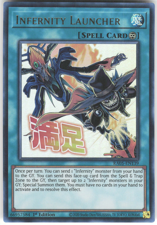 Infernity Launcher Ultra Rare Rarity Collection 5 RA05-EN139 NM