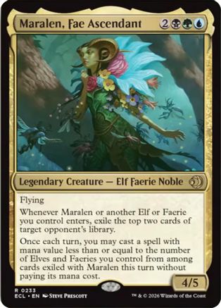 Maralen, Fae Ascendant 233 Rare Lorwyn Eclipsed NM/M
