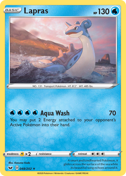 Lapras 048/202 Rare Sword & Shield NM/M