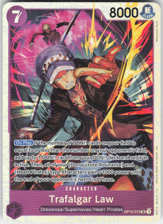 Trafalgar Law (073) SR Legacy of the Master OP12-073 NM