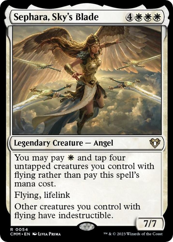 Sephara, Sky's Blade 54 Rare Commander Masters NM/M