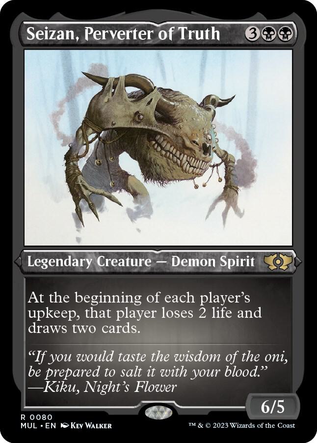 Seizan, Perverter of Truth (Foil Etched) 80 March of the Machine: Multiverse Legends NM/M