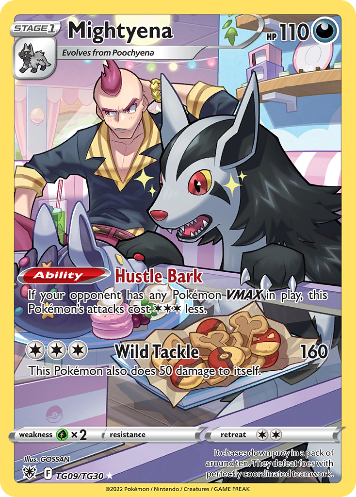 Mightyena TG09/TG30 Astral Radiance Trainer Gallery Holo NM/M
