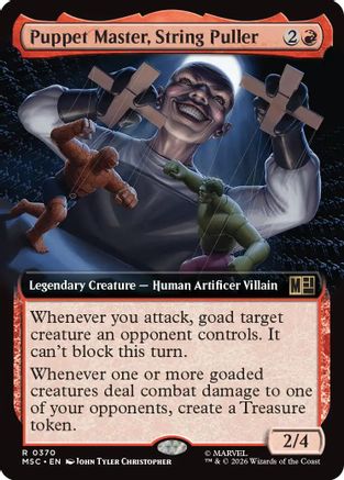 Puppet Master, String Puller (Extended Art) 370 Commander: Marvel Super Heroes NM/M