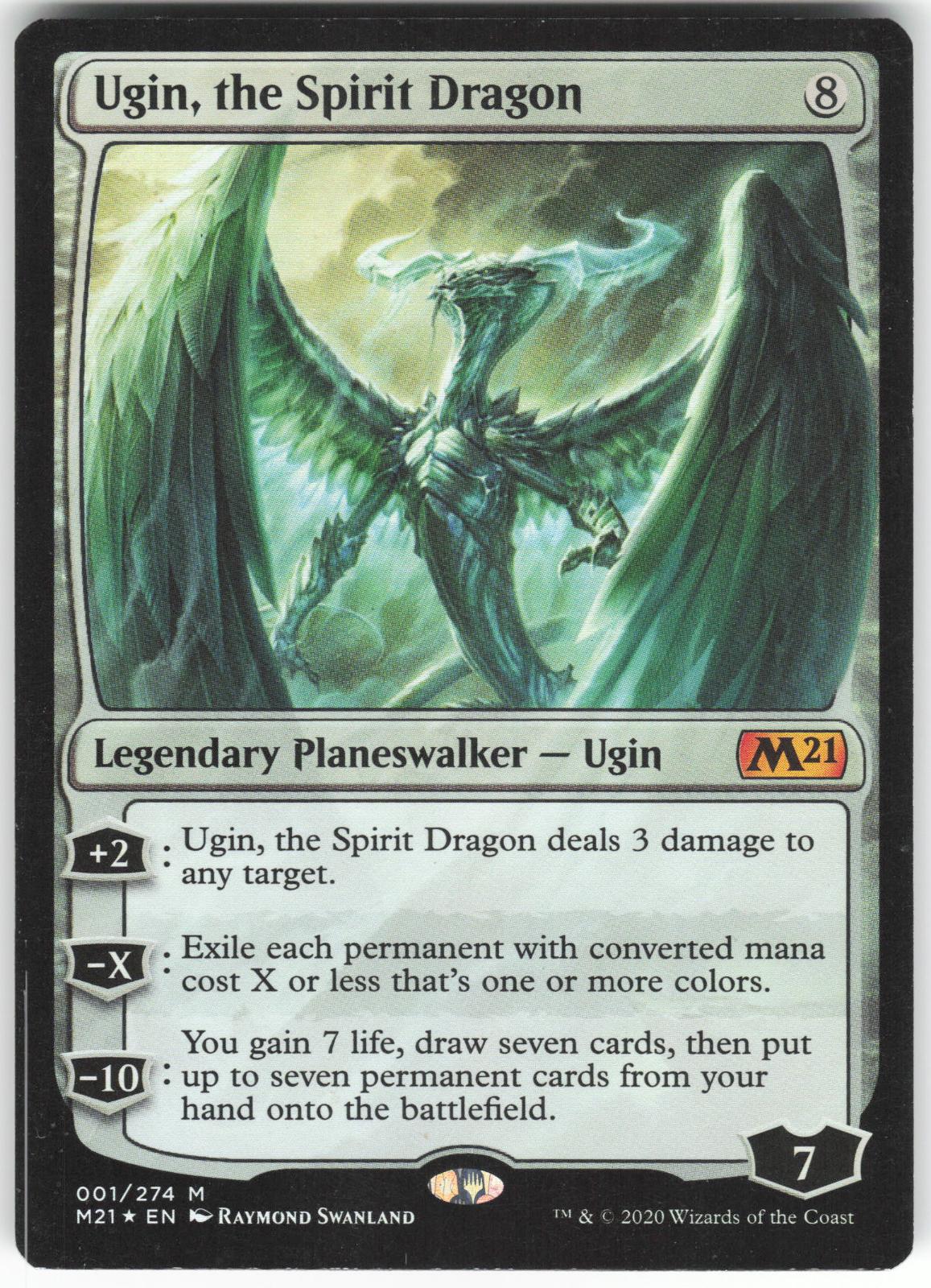 Ugin, the Spirit Dragon 1 Mythic Core Set 2021 DMG