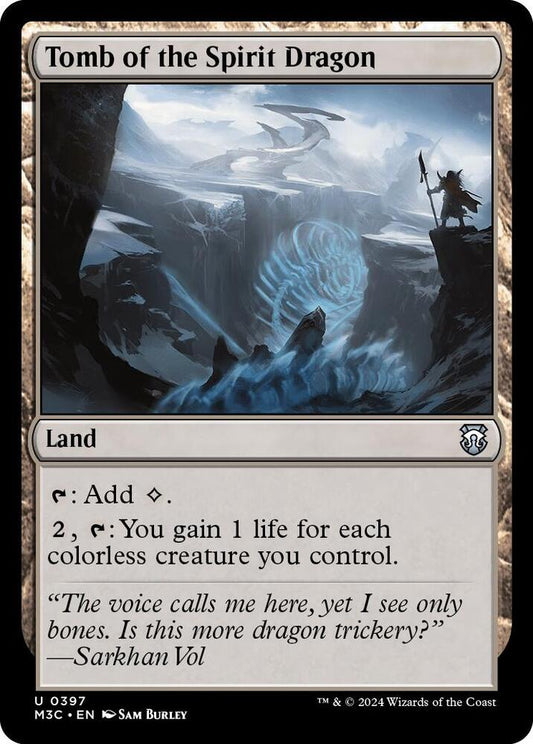 Tomb of the Spirit Dragon 397 Uncommon Commander: Modern Horizons 3 NM/M