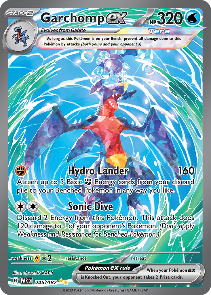 Garchomp ex 245/182 Special Illustration Rare Paradox Rift NM/M