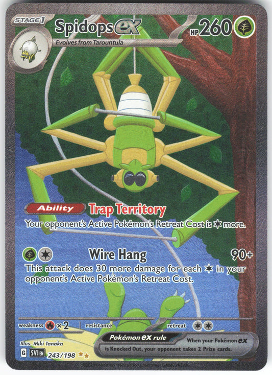 Spidops ex - Special Illustration Rare SV01: Scarlet & Violet Base Set 243/198 NM
