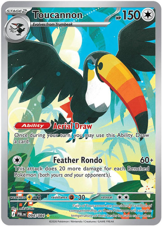 Toucannon 094/084 Illustration Rare Pitch Black NM/M