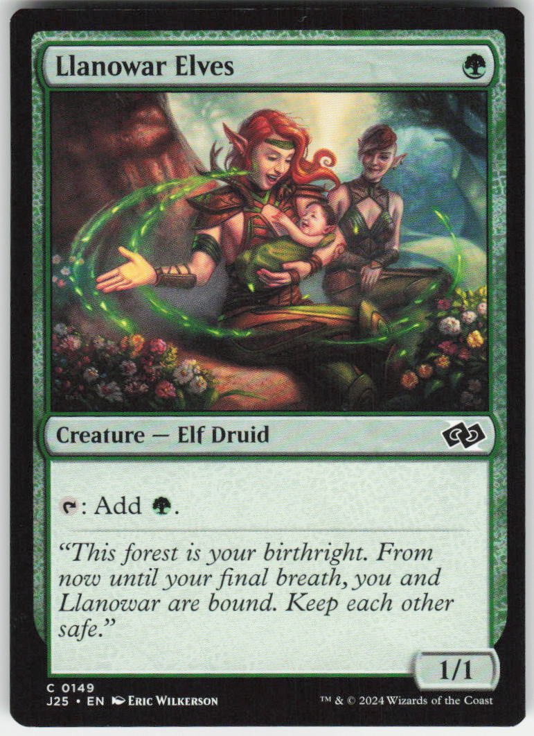 Llanowar Elves C Foundations Jumpstart 149 NM