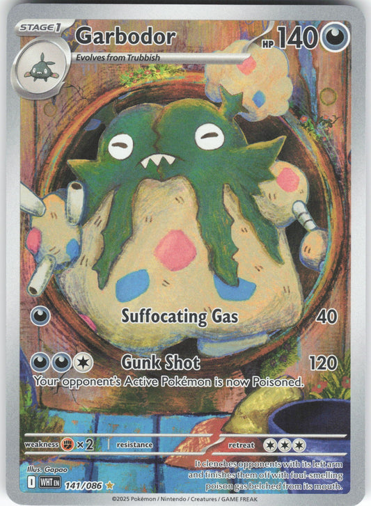 Garbodor - Illustration Rare SV: White Flare 141/086 NM