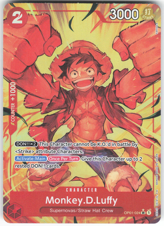 Monkey.D.Luffy () (Alternate Art) SR Premium Booster -The Best- OP01-024 NM