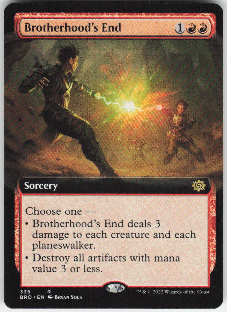Brotherhood's End (Extended Art) R The Brothers' War 335 NM