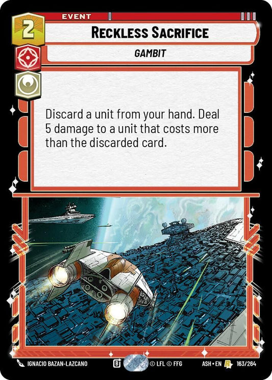 Reckless Sacrifice 163/264 Rare Ashes of the Empire NM/M