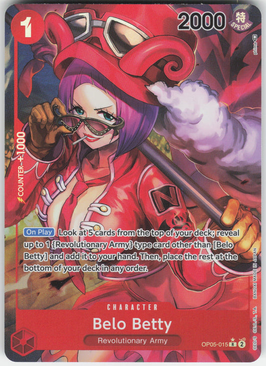 Belo Betty (015) (Alternate Art) R Awakening of the New Era OP05-015 NM