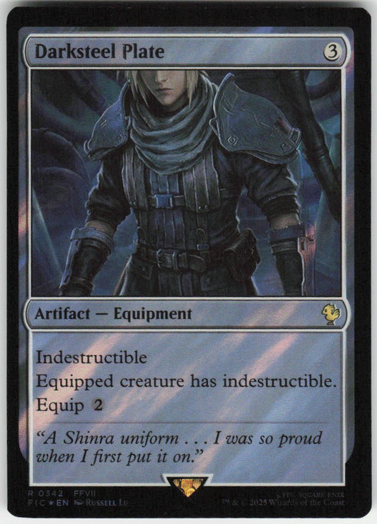 Darksteel Plate (Surge Foil) R Commander: FINAL FANTASY 342 NM
