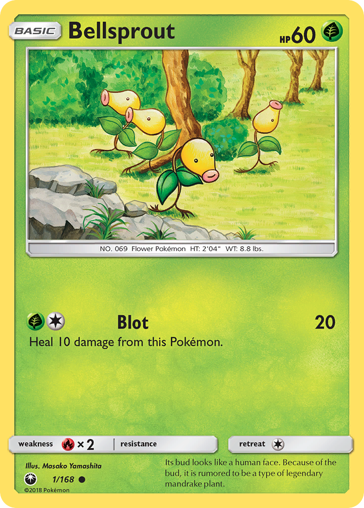 Bellsprout 1/168 Common Celestial Storm NM/LP