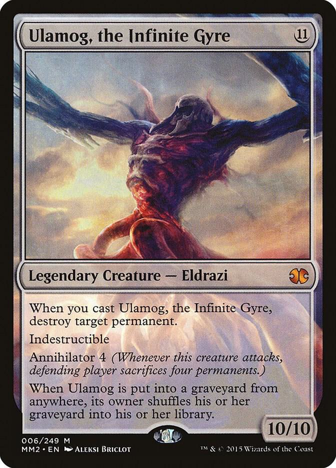 Ulamog, the Infinite Gyre 6 Mythic Modern Masters 2015 NM/M