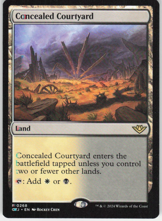 Concealed Courtyard R Outlaws of Thunder Junction 268 NM