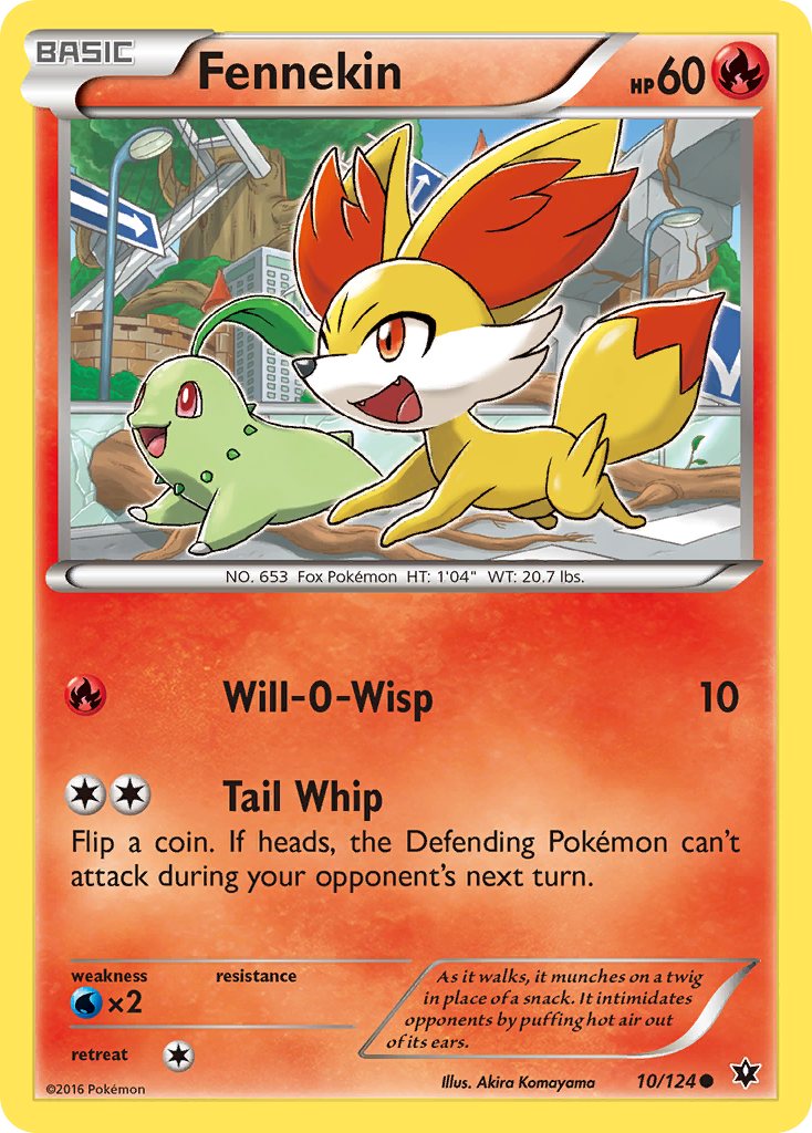 Fennekin 10/124 Common Fates Collide NM/LP