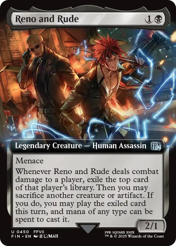Reno and Rude (Extended Art) 450 Uncommon FINAL FANTASY NM/M
