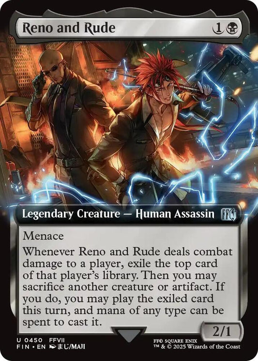 Reno and Rude (Extended Art) 450 Uncommon FINAL FANTASY NM/M