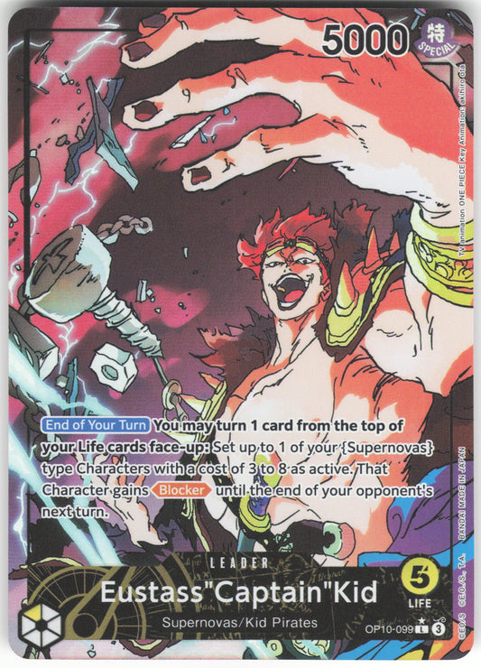 Eustass"Captain"Kid (099) (Parallel) L Royal Blood OP10-099 NM