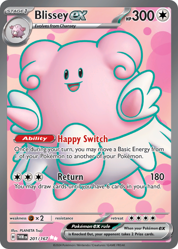 Blissey ex 201/167 Ultra Rare Twilight Masquerade NM/M