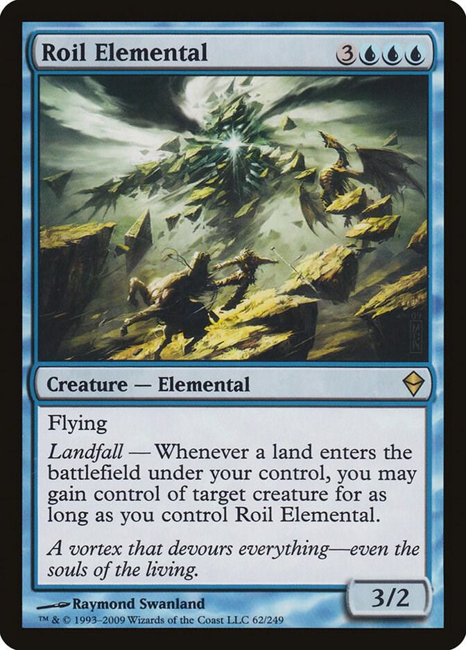 Roil Elemental 62 Rare Zendikar NM/M