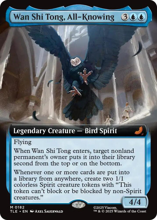 Wan Shi Tong, All-Knowing (Extended Art) 182 Foil Avatar: The Last Airbender: Eternal-Legal NM/M