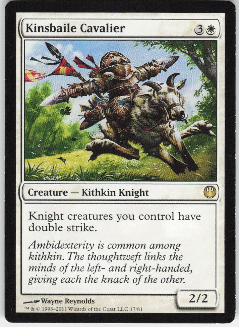 Kinsbaile Cavalier R Duel Decks: Knights vs. Dragons 17 NM