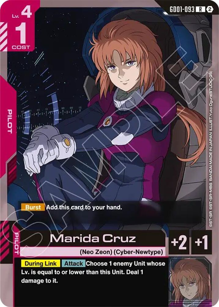Marida Cruz GD01-093 R Deck Build Box Freedom Ascension NM/M