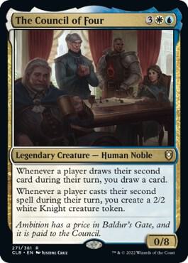 The Council of Four 271 Rare Commander Legends: Battle for Baldur's Gate NM/M