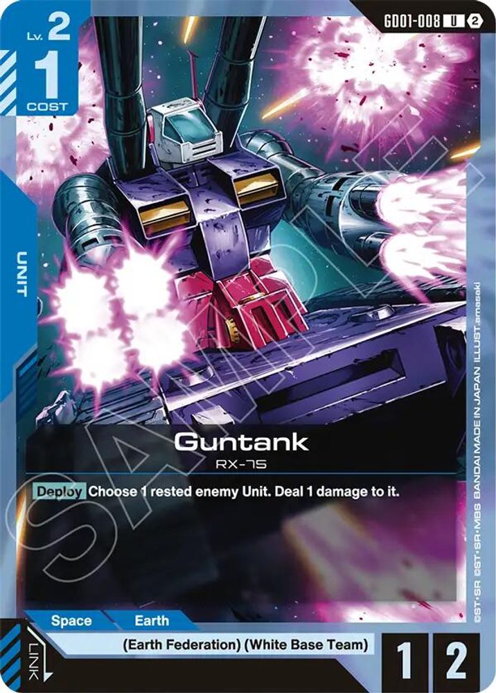 Guntank GD01-008 UC Deck Build Box Freedom Ascension NM/M
