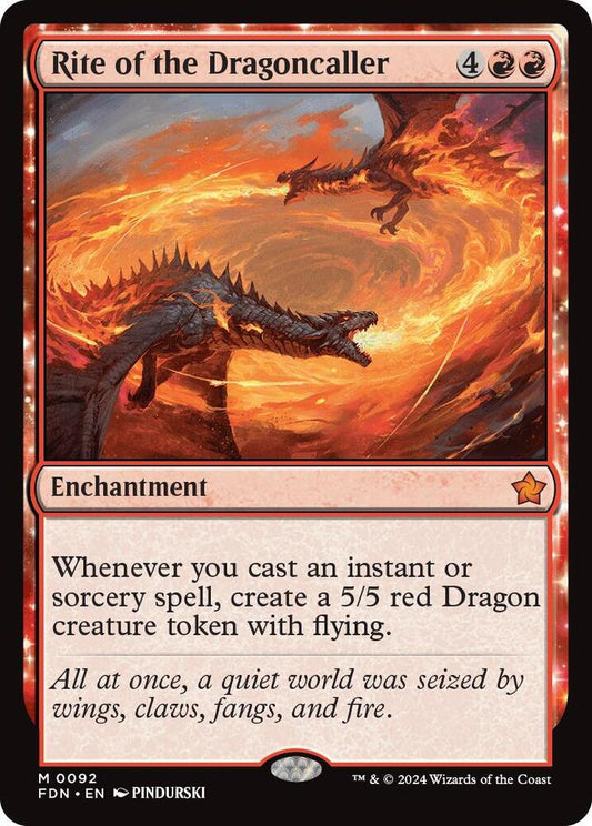 Rite of the Dragoncaller 92 Mythic Foundations NM/M