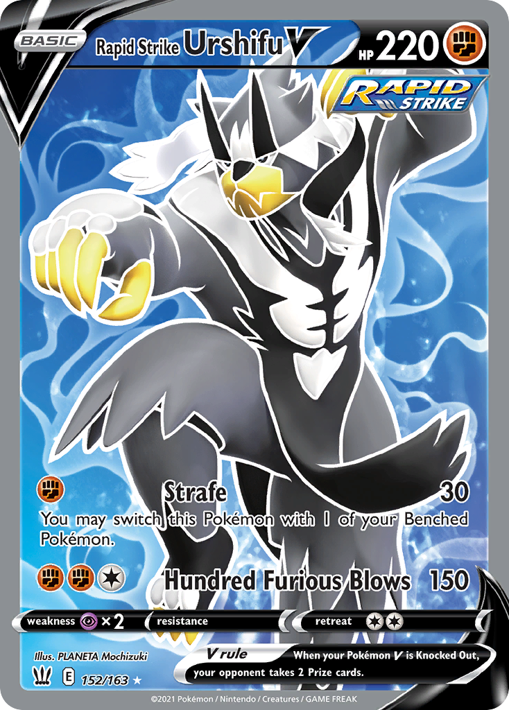 Rapid Strike Urshifu V 152/163 Ultra Rare Battle Styles NM/M