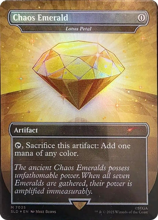 Chaos Emerald - Lotus Petal (7035) 7035 Foil Secret Lair Drop Series Holo NM/M