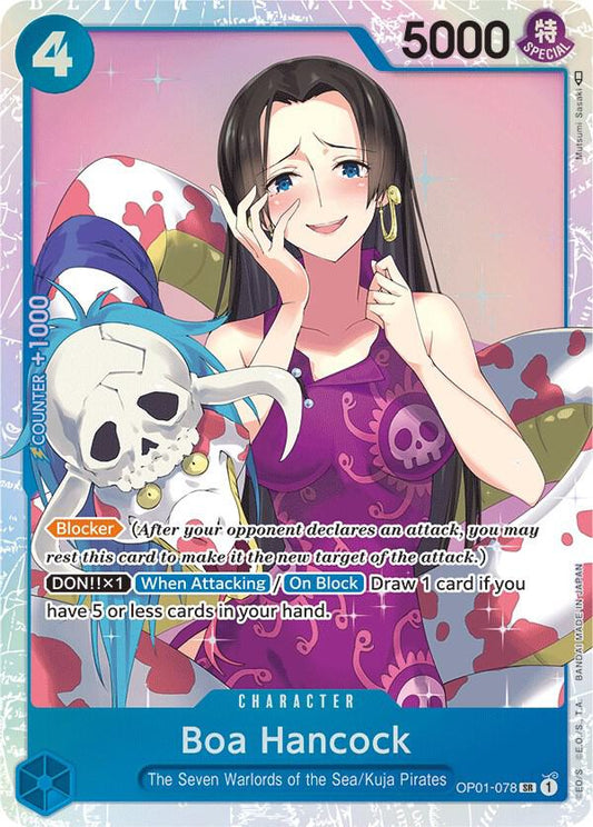 Boa Hancock OP01-078 Super Rare Romance Dawn NM/M