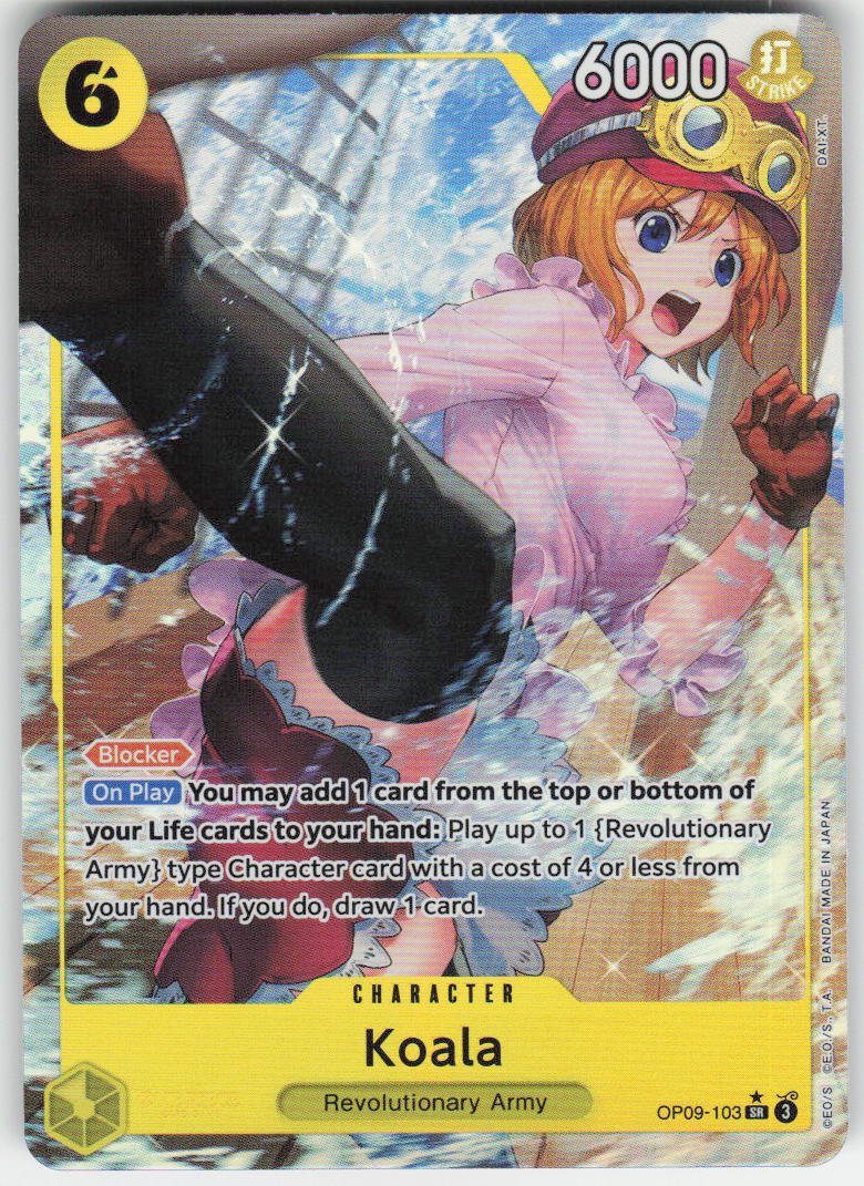 Koala (Parallel) SR Emperors in the New World OP09-103 NM