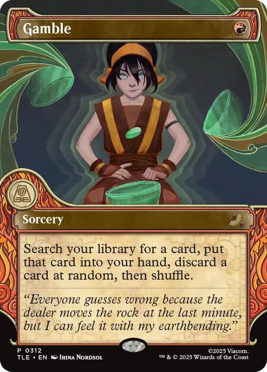 Gamble (Showcase) 312 Promo Avatar: The Last Airbender: Eternal-Legal NM/M