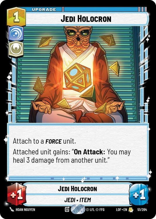 Jedi Holocron 051/264 Rare Legends of the Force NM/M