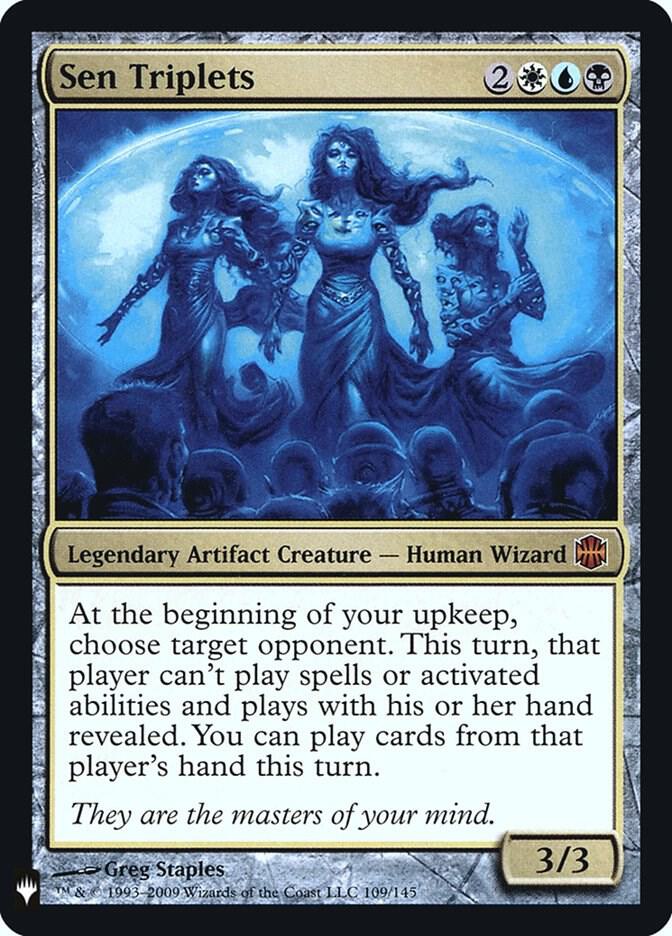 Sen Triplets 109 Mythic Foil The List Reprints NM/M