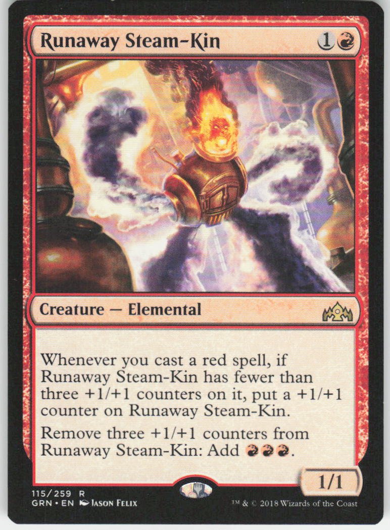 Runaway Steam-Kin R Guilds of Ravnica 115 NM